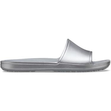 Imagem de Crocs Kadee Slide feminino, Prata, 33