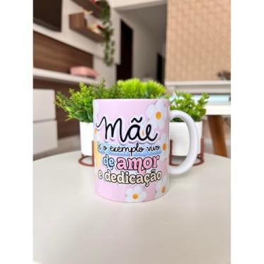 Imagem de Mamãe Caneca Personalizada Dia das Mães Presente Lindo Amor (Rosa Claro)