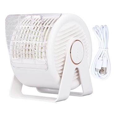 Imagem de YOUTHINK Ventilador USB de mesa, 2 peças, 3 velocidades, ventilador de resfriamento de mesa de mesa, mini ventilador pessoal silencioso para casa, mesa de escritório, viagem ao ar livre