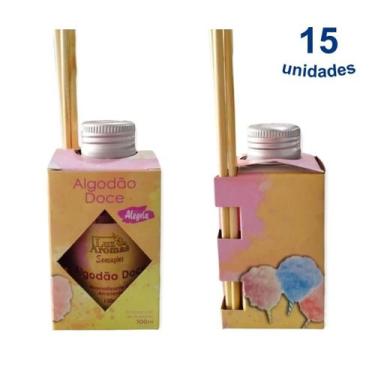 Imagem de Kit 15 Aromatizador de Ambiente 100ml Difusor Vareta Perfumado Cheiros