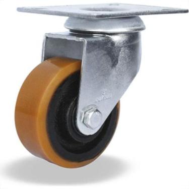 Imagem de Rodizio Para Carrinho Colson Ferro Base Giratoria Sem Trava 75Mm - Mar