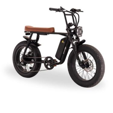 Imagem de Bicicleta Elétrica StreetGo Aro 20 S12 7V A24 Preto/Marrom