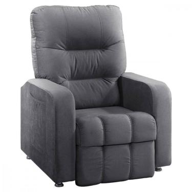 Imagem de Poltrona Reclinavel Do Papai Maldivas Tecido Suede