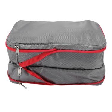 Imagem de Bolsa de Armazenamento de Compressão, 9L de Saco de Armazenamento de Edredom Compressão Cubo Leve Travel Travel Essentials for Sital (GREY)
