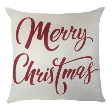 Imagem de Almofada De Veludo Off Estampada 45X45cm 56 - Decortextil, único