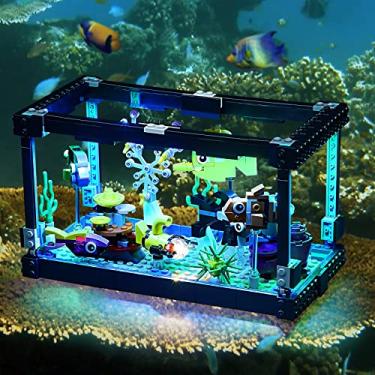 Imagem de YEABRICKS LED Light Kit for Lego - Creator 3-in-1 Fish Tank Building Blocks Model, LED Light Set Compatible with Lego 31122(Lego Set NOT Included)