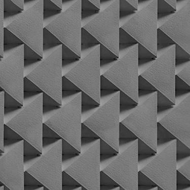 Imagem de Papel De Parede 3m Adesivo Cinza Triângulo 3d