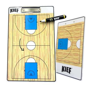 Imagem de Prancheta Dupla Face Kief Basquete - Bege