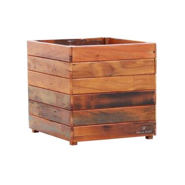 Imagem de Vaso Cachepot 50x50cm Em Madeira Maciça