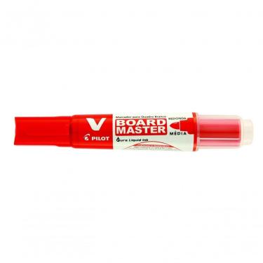 Imagem de Marcador Para Quadro Branco V-board Master Pilot Recarregável Vermelho