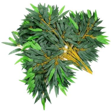 Imagem de 60 Galhos Decoração Arranjo De Bambu Artificial Planta 57cm