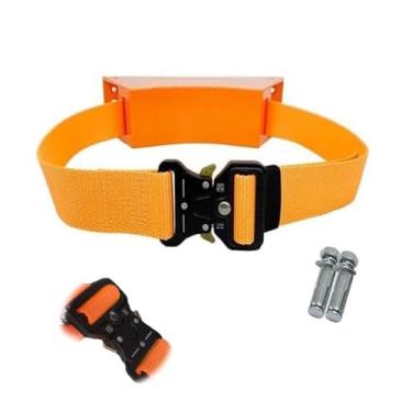 Imagem de Suporte ajustável para tanque de oxigênio de 8 a 40 litros | Suporte para tanque de nitrogênio e propano de parede com corrente(1pc)