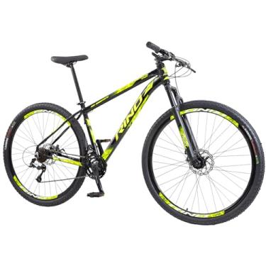 Imagem de Bicicleta Rino Start RX 1.4 MTB Aro 29 Alumínio 24 Marchas Freio a Disco Suspensão Dianteira (Preto/Amarelo, 21)