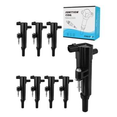 Imagem de TAUTOY Conjunto De 8 Bobinas Ignição Uf601 E Velas Irídio (Apenas V8 4,7 L) Para Chrysler Aspen, Dodge Dakota Durango Ram 1500, Jeep Commander Grand Cherokee, Substituição Nº 5149049Ab 5C1706 Gn1045