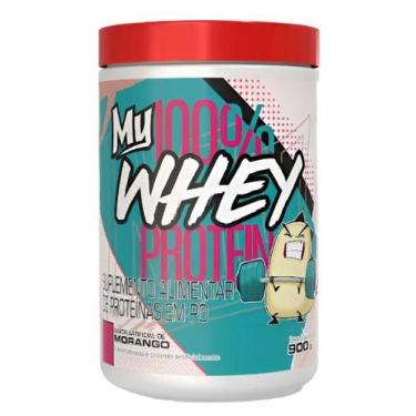 Imagem de My Whey Protein 900g My Suplementos, Morango