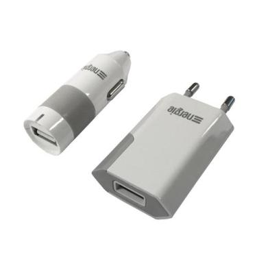 Imagem de Carregador  USB Universal de carro e de parede - Energie