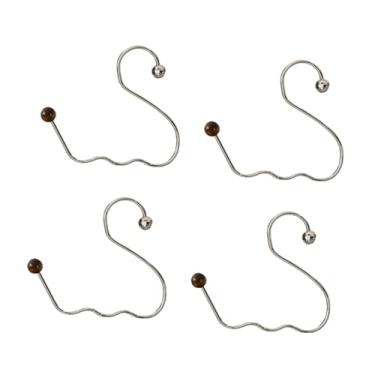 Imagem de Fenteer 4x Backpack Helder Burse Hanger portátil Multiporpsose Hay ganchos de tampa de beisebol rack de tampa de beisebol para da loja de armários