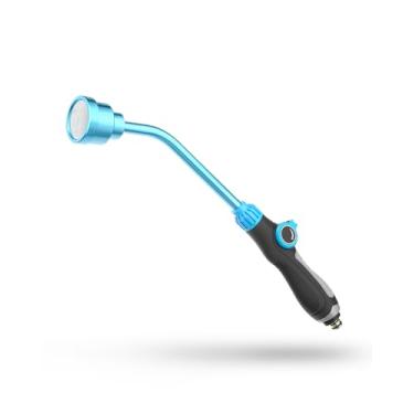 Imagem de DTRK Varinha de rega com pulverizador removível de 48 cm com 1000 furos para mangueira de jardim com controle de fluxo de polegar para pendurar cestos, plantas, flores, arbustos, sementes, jardim e gramado