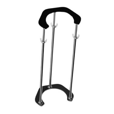 Imagem de IEUDNS Suporte de pia ajustável sob a pia, acessórios antiderrapantes, pernas de suporte, de reparo para cozinha, casa e banheiro, 56 Cm com 3 Hastes