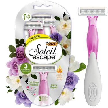 Imagem de Barbeador Descartável Bic Soleil Escape Com 3 - Bic