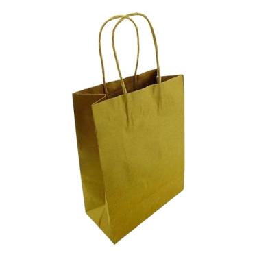 Imagem de Kit Sacolas Kraft de Papel P Lembrança Festa 27cm