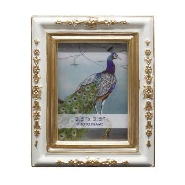 Imagem de SIKOO Molduras vintage de 6 x 8 cm, porta-retratos antigos, tamanho carteira pequena, miniornamentado, vintage, decoração de parede, galeria de fotos antigas, suporte de parede e exibição de mesa