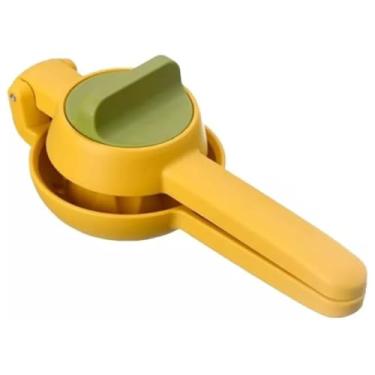 Imagem de Espremedor de Limão e Laranja Manual Dupla Ação, (AMARELO)
