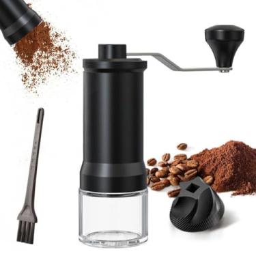 Imagem de Moedor Manual de Café Grãos Moinho Cerâmica e Vidro 25g - SANTELETRO