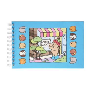 Imagem de Livro De Colorir Bobbie Goods Capa Dura 100 Páginas, Azul