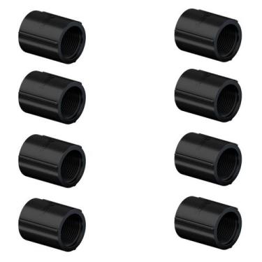 Imagem de 8 Luvas Para Eletroduto 3/4" Tigre Pvc Rosqueável