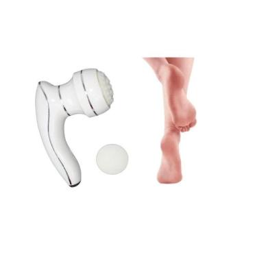 Imagem de Removedor de calos 2 em 1 esfoliador eletrico massageador pés pele mor