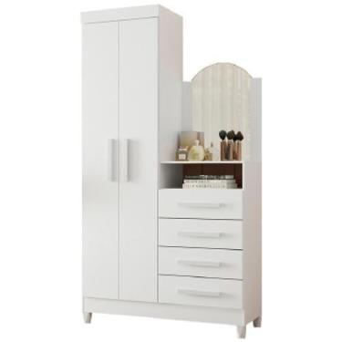 Imagem de Roupeiro Comoda Albatroz New Capri 04 Gvt E 02 Pts - 232.293