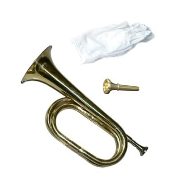 Imagem de TTETTZ Trompete Trompete Cobre Dourado Instrumento Musical Instrumento de Metal para Iniciantes Performances