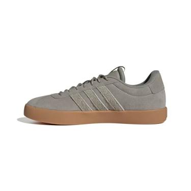 Imagem de adidas Tênis masculino Vl Court 3.0, Pedra prateada/pedrinha prateada/dourado metálico, 44