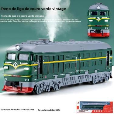 Imagem de Trem a Vapor De material sintético, Brinquedo Para Crianças, Liga Fund