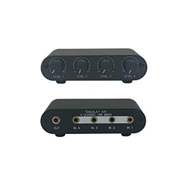 Imagem de TENEALAY Caixa De Controle Níveis Linha Estéreo 4 Vias, Mini Passiva (X41)