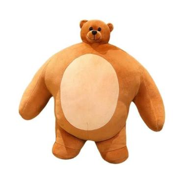 Imagem de Urso De Pelúcia Com Cabeça Pequena, Brinquedo De Pelúcia 22/45cm, Leão