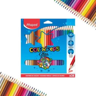 Imagem de Lapis De Cor ColorPeps Star 24 Cores Maped