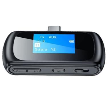 Imagem de Transmissor Bluetooth 5.0 2 em 1 de alcance de 10 m para console de jogos para PC, laptop, TV, etc. Acessório