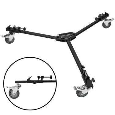 Imagem de Dolly Tripé Universal BD-300 Retrátil Rodas com Freios - WorldView