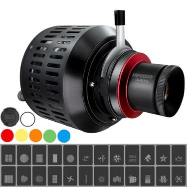 Imagem de Bowens acessório para projetor, kit de disparo óptico cônico para luz de vídeo LED/iluminação de saída contínua, compatível com Aputure Amaran 60D/60X/150c, Godox SL60W/SL60IID/SL100D, NEEWER CB60