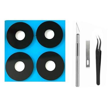 Imagem de 2 conjuntos de lentes de câmera traseira de vidro de substituição de vidro para Samsung Galaxy S25 S25+ S25 Edge S25 Ultra, com kit de ferramentas de reparo (S25 Edge)