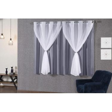 Imagem de cortina corta luz cortina blackout 2,80x1,60m cortina pvc plastico vói