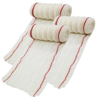 Imagem de Atadura de Crepom 13 Fios Tamanho 10 cm x 1,80 metros - 60 Unidades - 