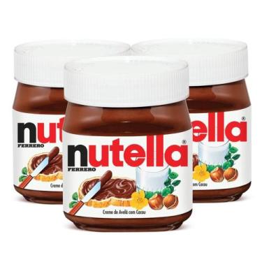 Imagem de Creme De Avelã, 3 Potes De 350G Nutella