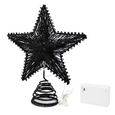 Imagem de Árvore de Natal Top Star CVHOMEDECO. Com luzes LED brancas quentes
