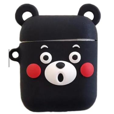 Imagem de Capa Case Fone de Ouvido Sem Fio Ursinho Preto Silicone