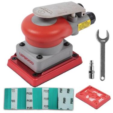 Imagem de Lixadeira orbital aleatória pneumática UPWOOD 3x4 polegadas 10000 RPM