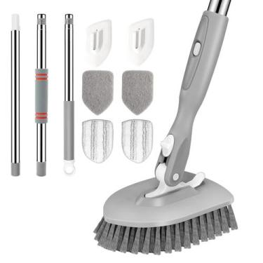 Imagem de Escova de limpeza de piso SetSail 3 em 1, banheira de azulejos com alç