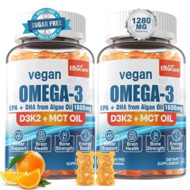 Imagem de Gomas veganas de ômega 3 EnvyCure com algas EPA 600 mg e DHA 400 mg